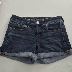 American Eagle Dark Wash Women’s Jean Shorts